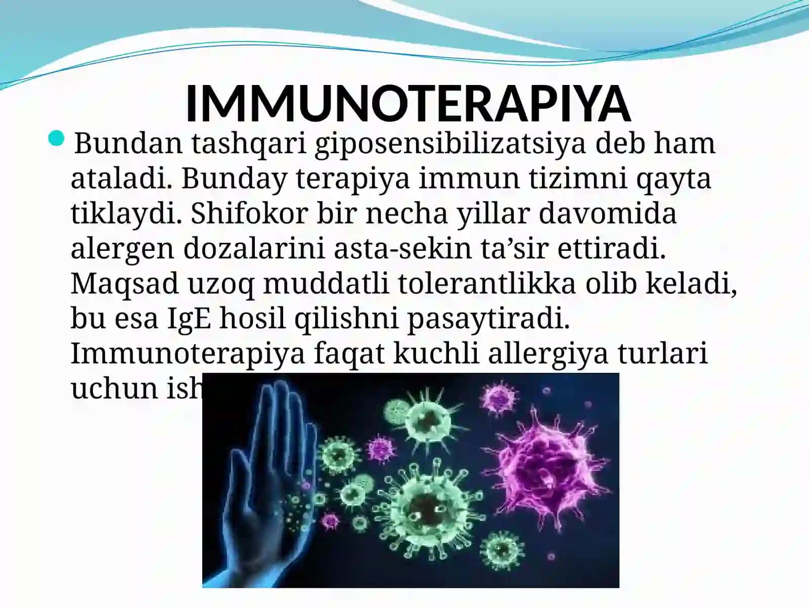 Immunitetning pasayishi 4
