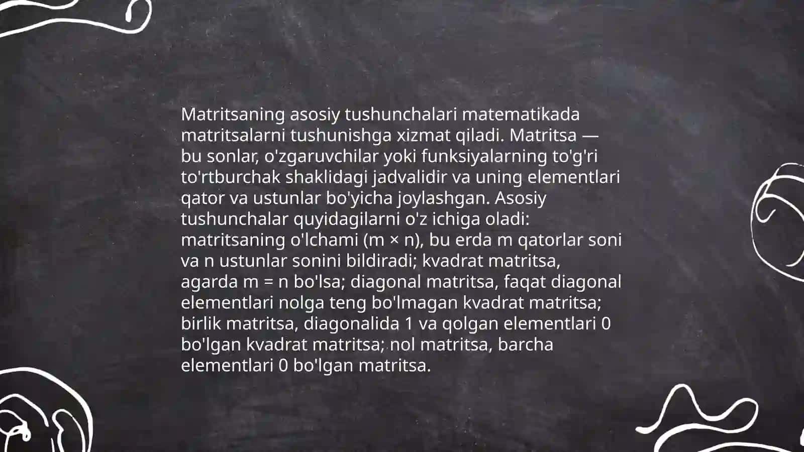 Chiziqli tenglamalar sistemasini yechishning teskari matritsa usuli 4