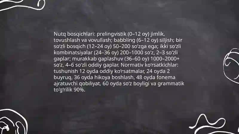 Nutq rivojlanishining nazariy-pedagogik asoslari 4
