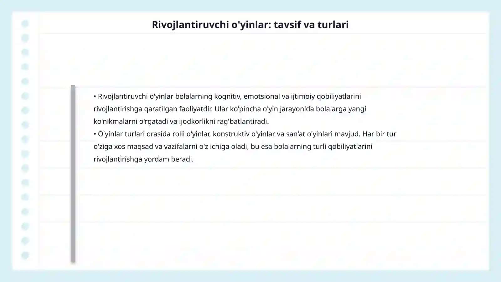 Art terapiyadan foydalib rivojlantiruvchi oyinlar mavzusida 4
