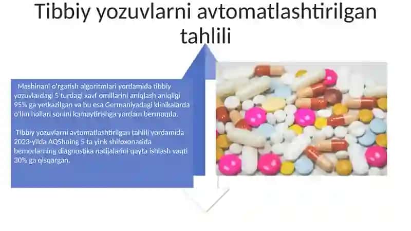 Tibbiyotda ishchi oʻrinlarini avtomatlashtirishda matnli axborotlarni qayta ishlash texnologiyasi 4