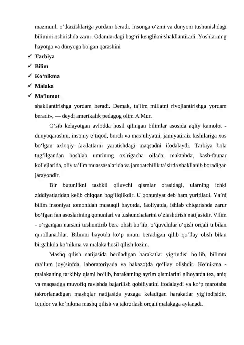 Pedagogika fanining predmeti. tadqiqot metodlari 4