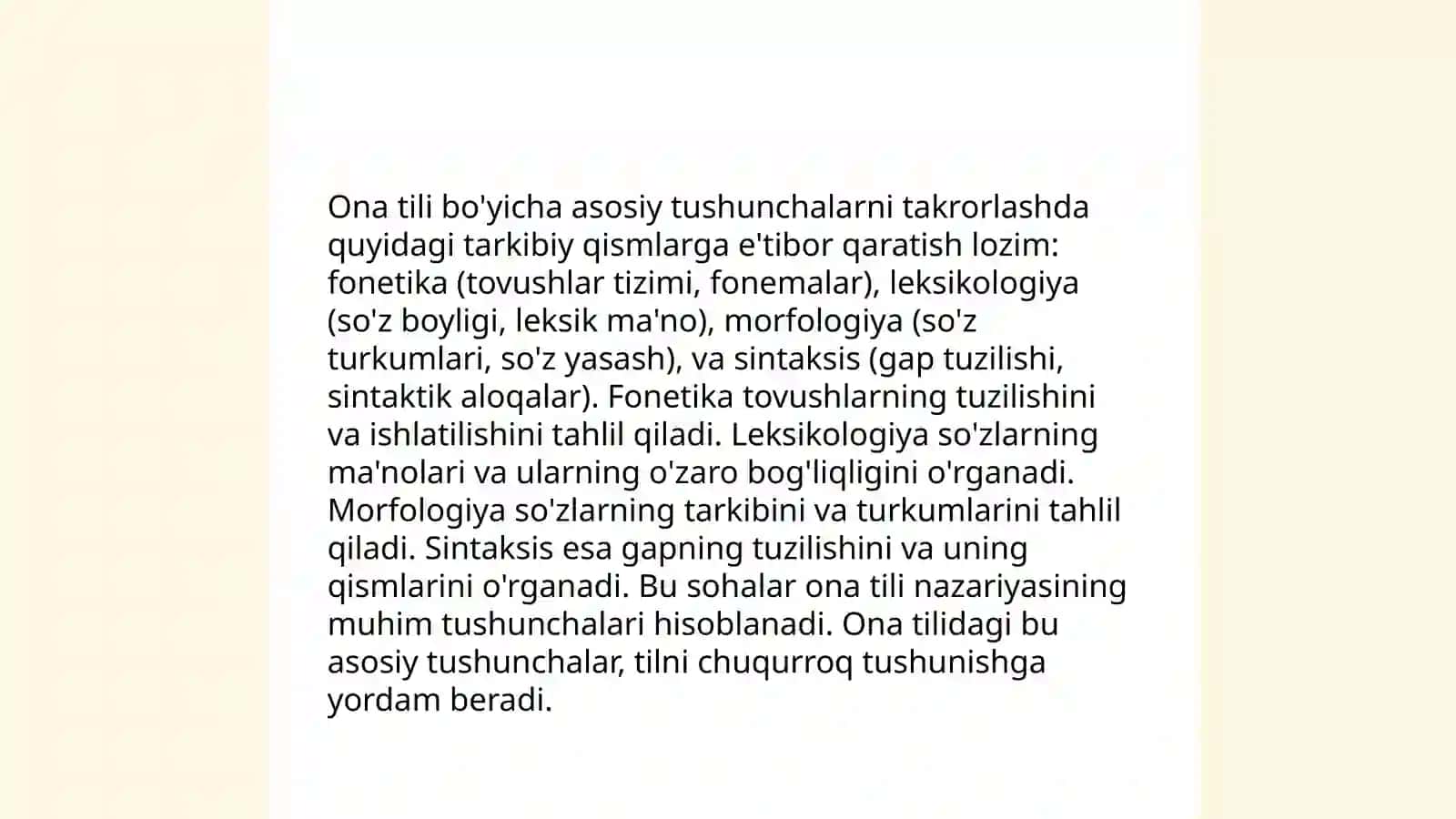 Ona tili fanini o'qitishda takrorlash darslari ustida ishlaah metodikasi 4