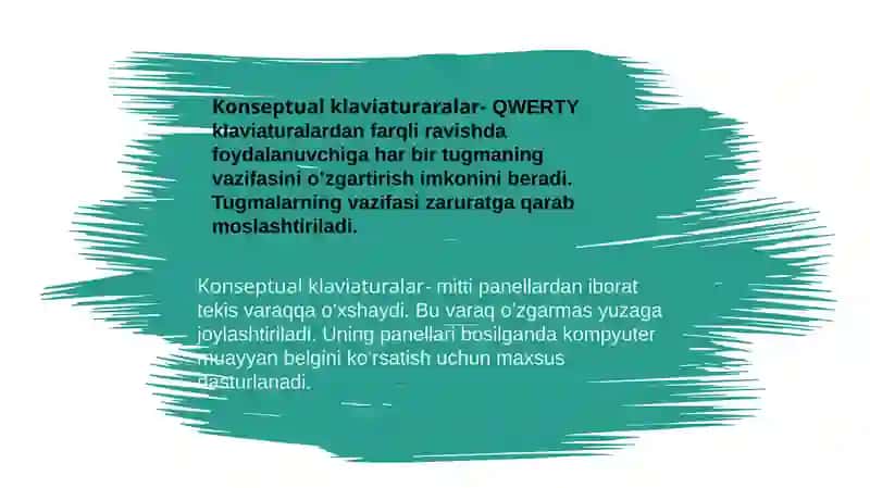 Ma’lumotni bevosita kiritishdagi qurilmalar 4