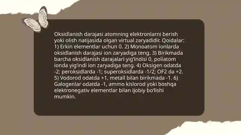 Oksidlanish qaytarilish reaksiyalari 4