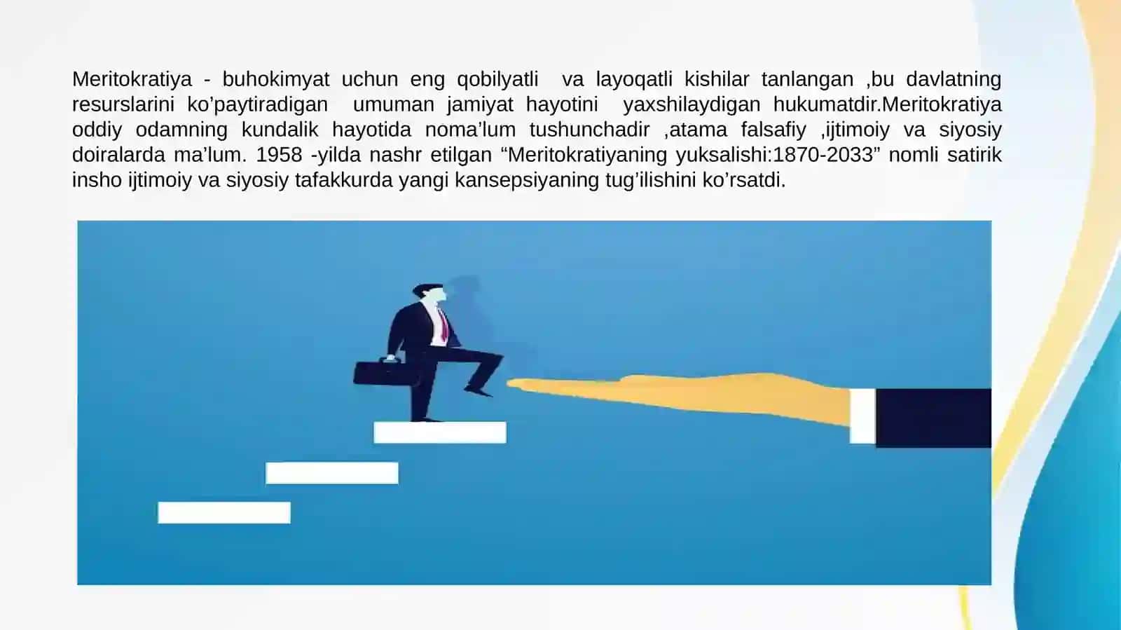 Siyosiy Elitani shakllanishida Meritokratiya tamoyilari 4
