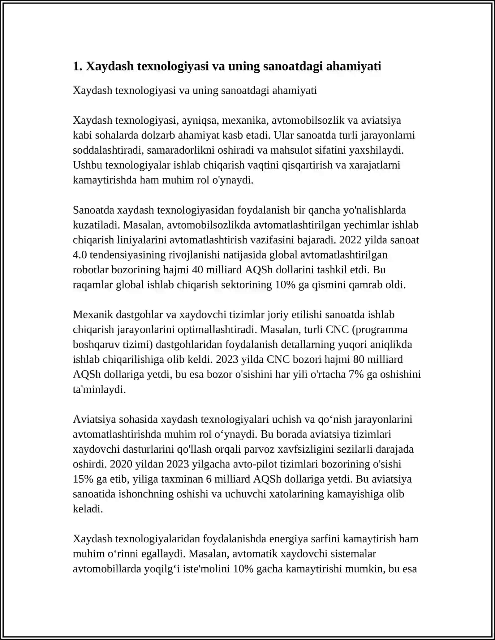 XAYDASH, CHOʻKMA HOSIL QILISH, EKSTRAKSIYA, XROMOTOGRAFIYA AJRATISH USULLARINI TEXNOLOGIYADA QOʻLLANILISHI 4