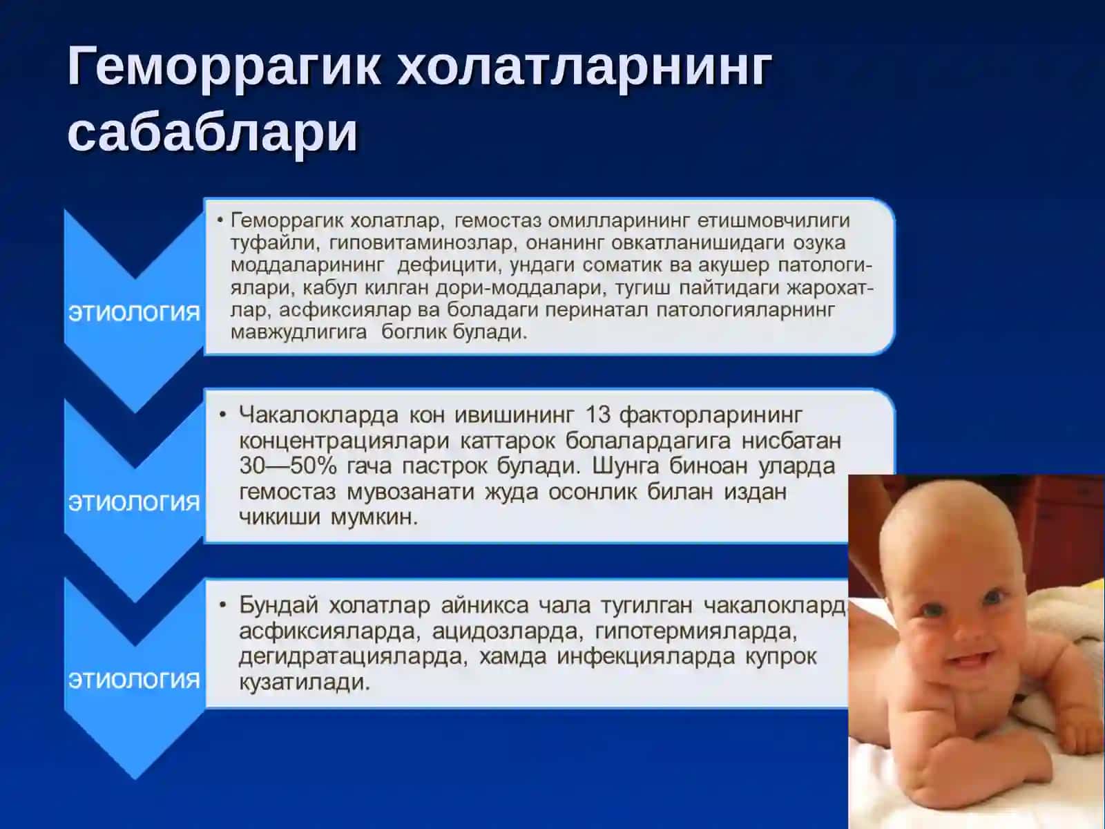 Янги тугилган чакалокларда геморрагик синдром 4