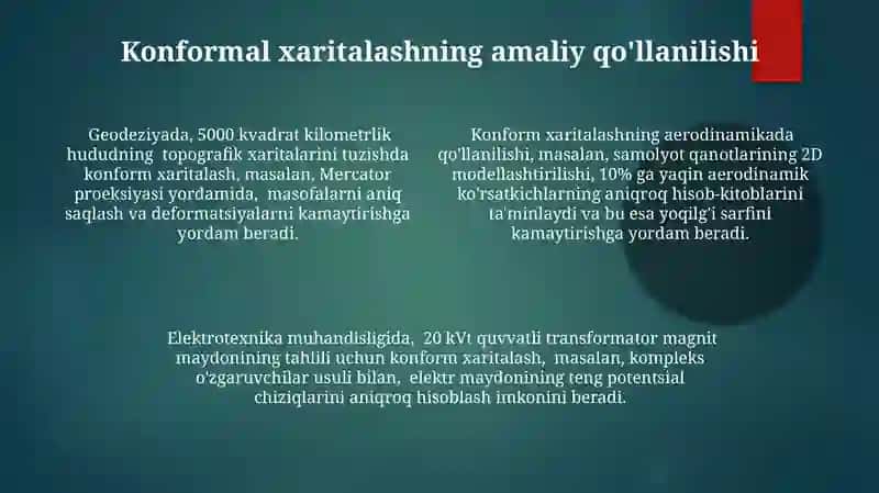 Ikki tomonlama konformal xaritalash 4