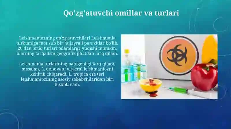 Teri Leyshmaniozlar patogenezi klinikasi epidemiologiyasi davolashi profilaktikasi 4