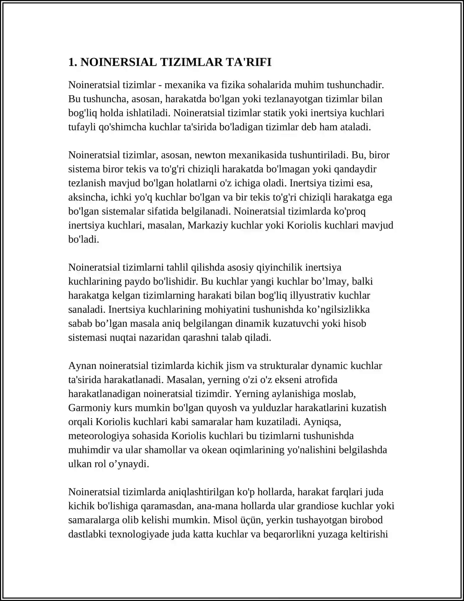 NOINERSIAL SANOQ TIZIMLARIDAGI INERSIYA KUCHLARI 4