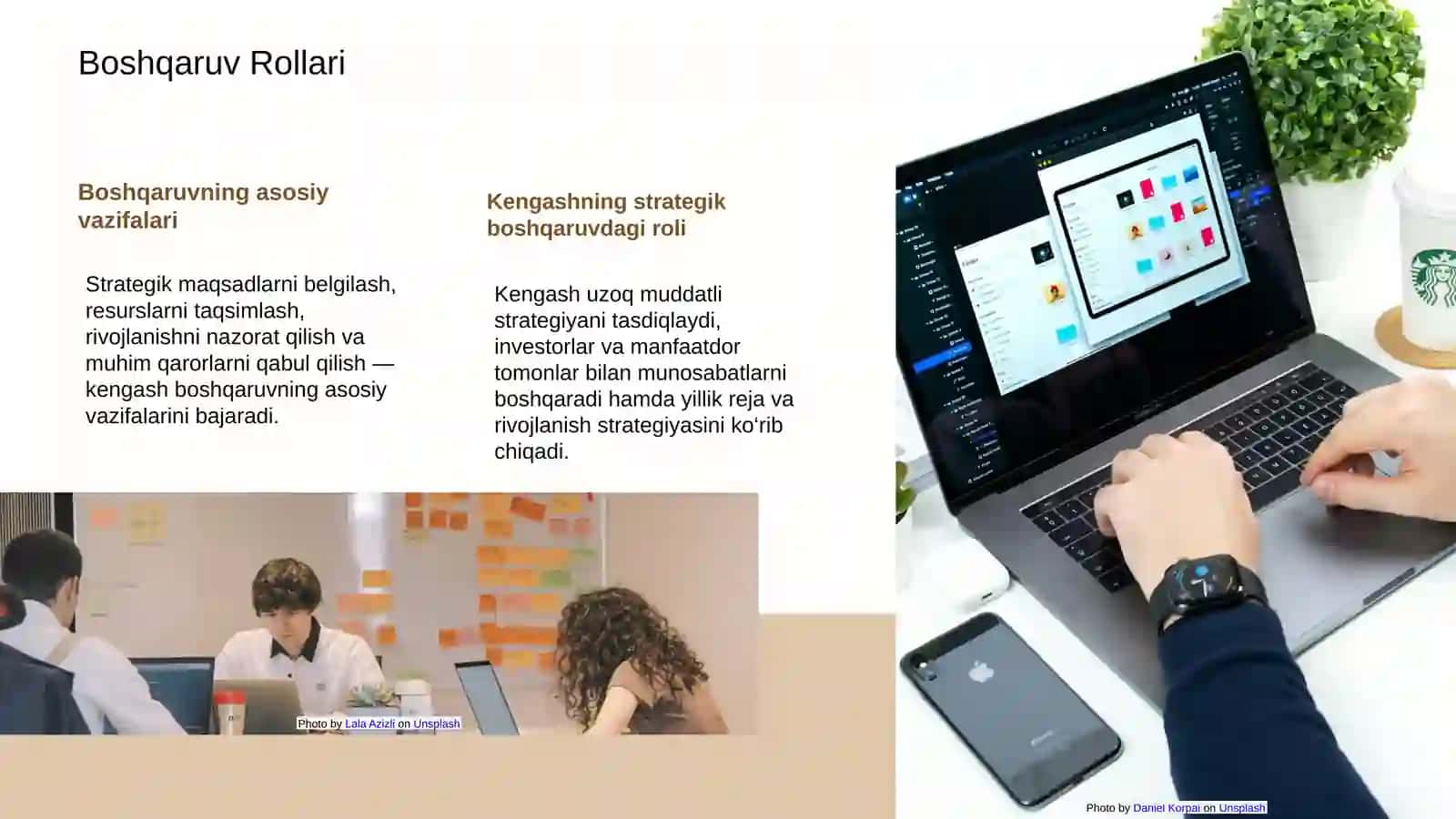 Direktorlar kengashining vazifalari 4