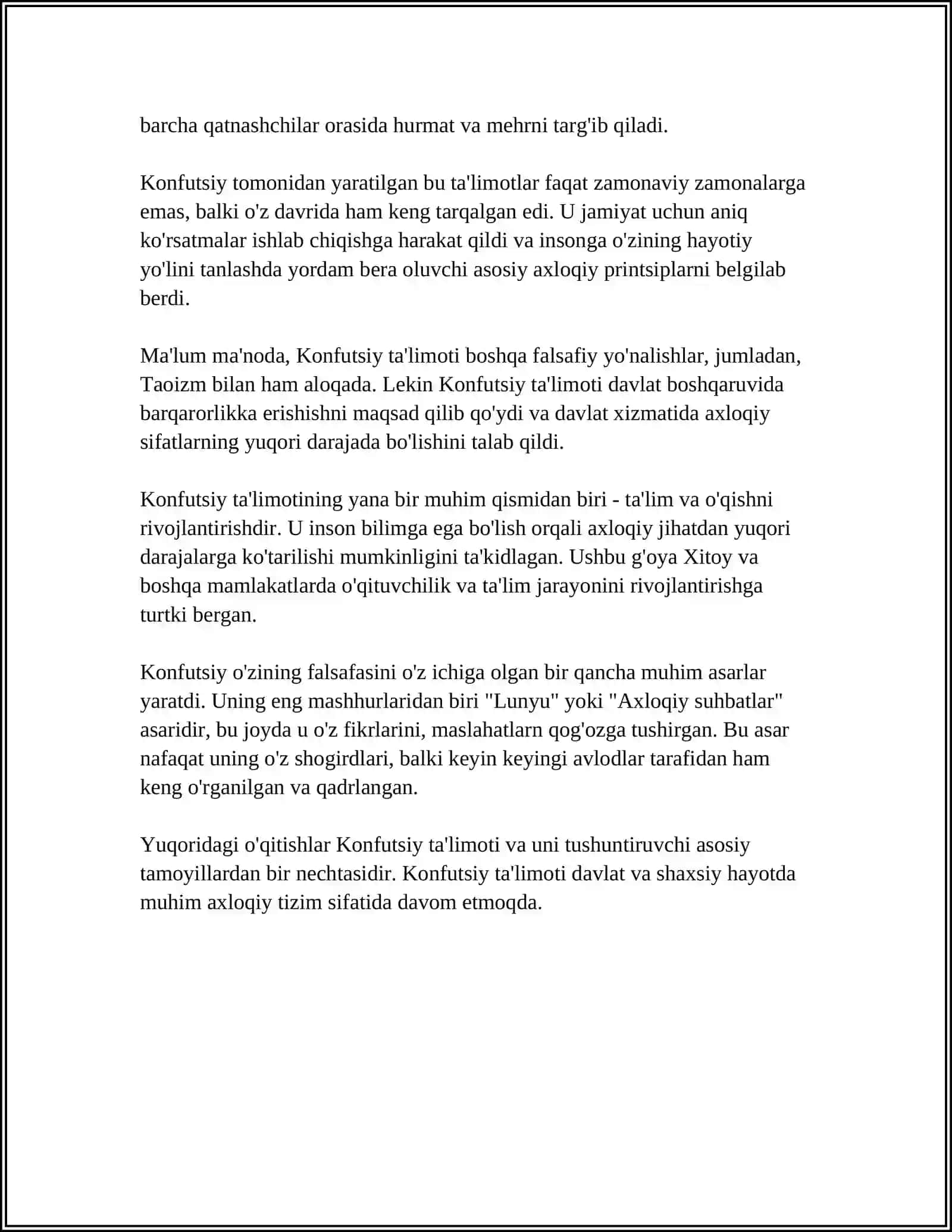 Konfutsiy ta'limotining asoslari 4
