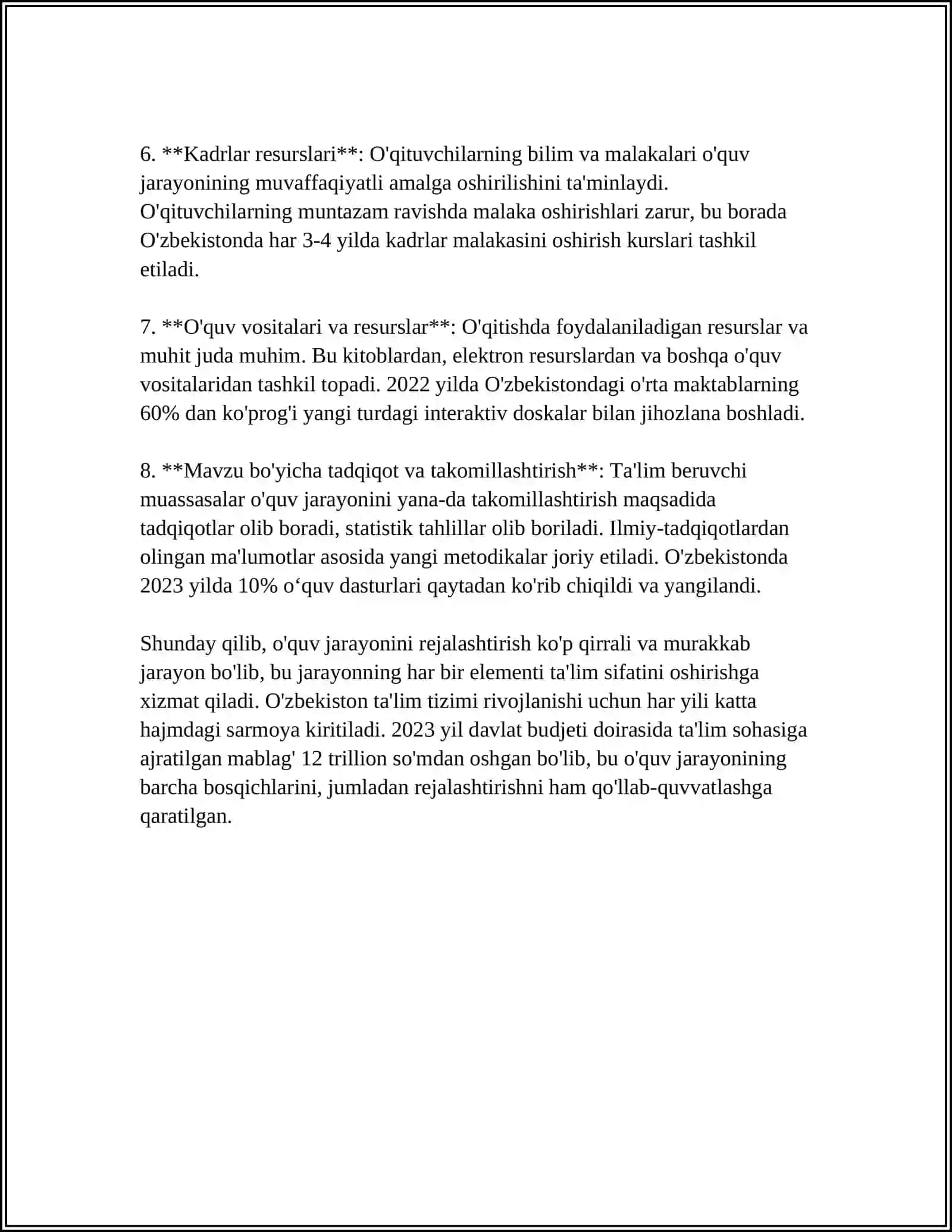 TARMOQLANUVCHI JARAYONLAR TASHKIL ETISH 4