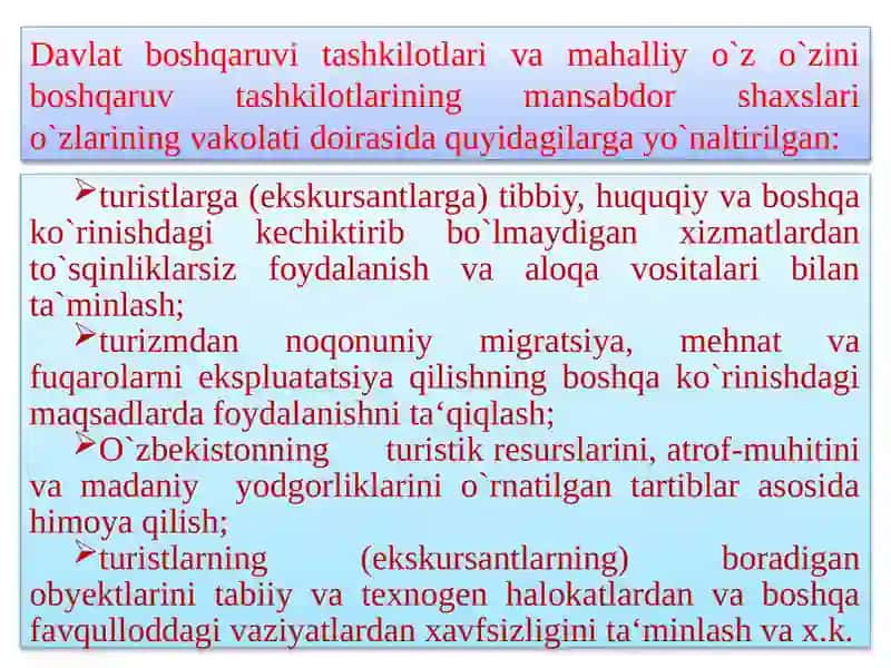 Turizm sohasida xavfsizlik 4