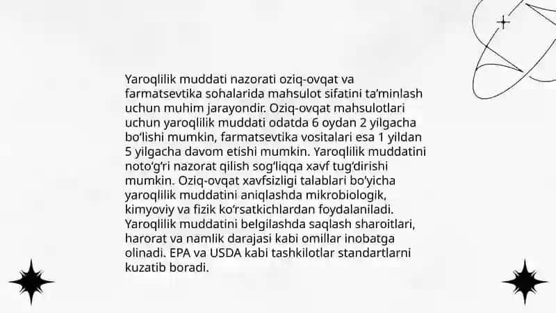 Oziq-ovqat mahsulotlarini saqlash qoidalari 4