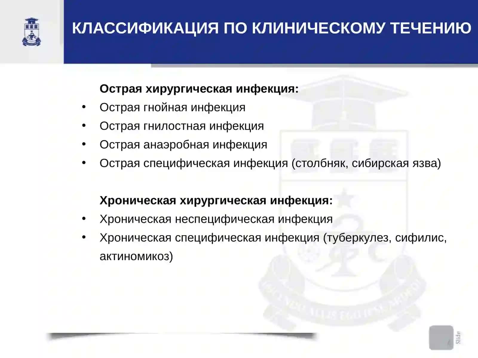 Хирургическая инфекция грудной клетки и брюшной полости 4