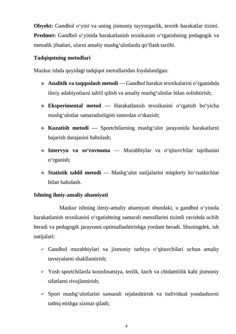Sport va harakatli oʻyinlarni oʻqitish metodikasi 4