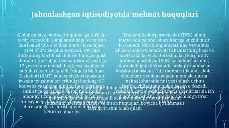 Globallashuv jarayonlari va inson huquqlari 4