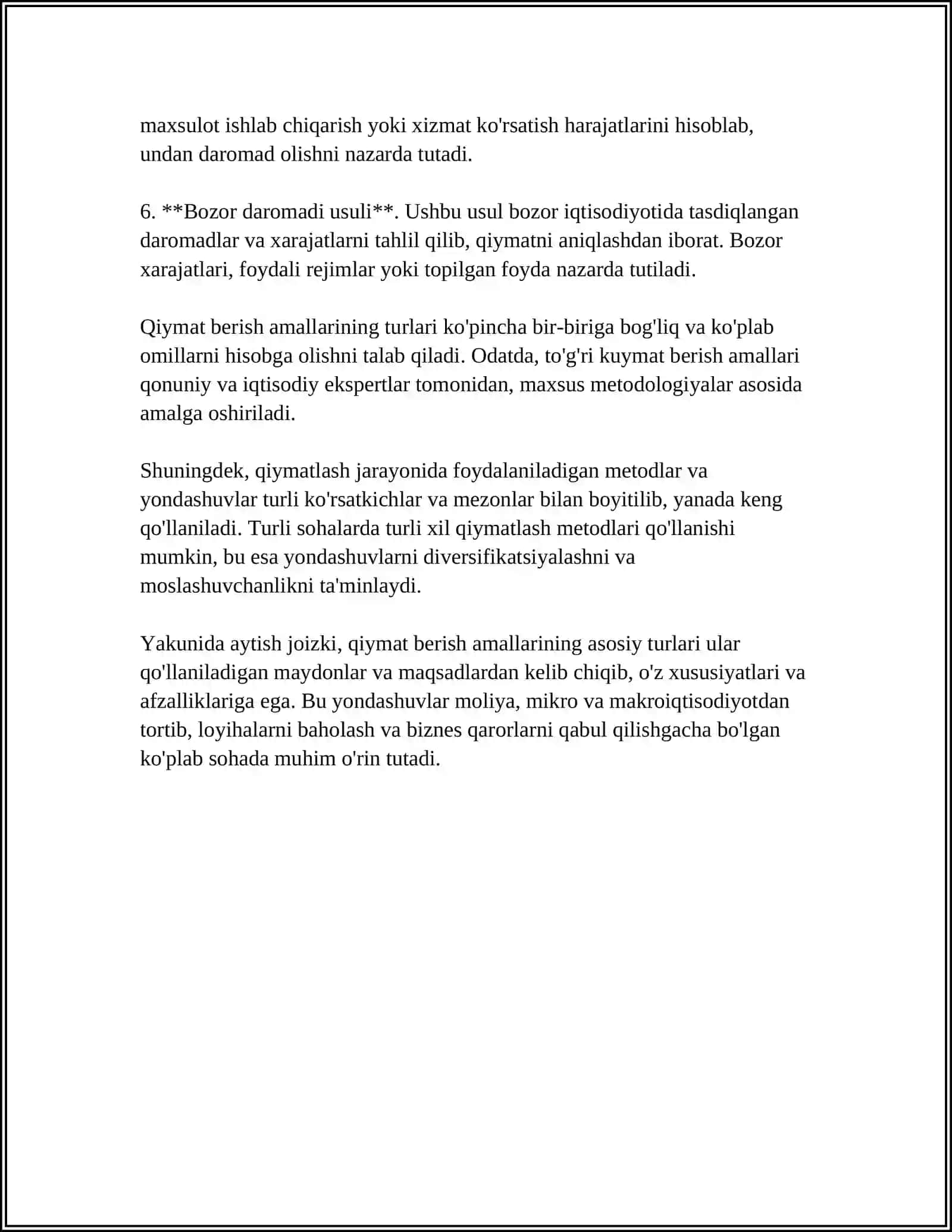 MUSTAQIL ISH Mavzu: QIYMAT BERISH AMALLARI MURAKKAB QIYMAT BERISH OPERATORLARI DASTURLASHGA OID 4