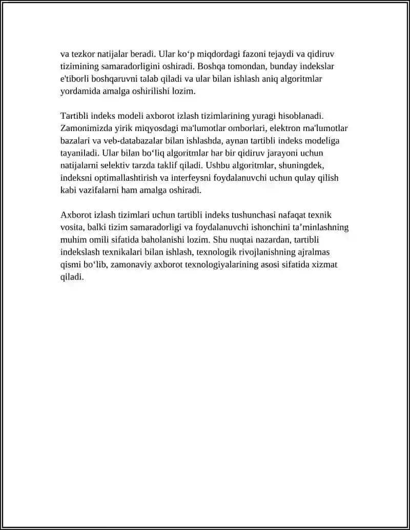 Tartibli indeks modellari 4