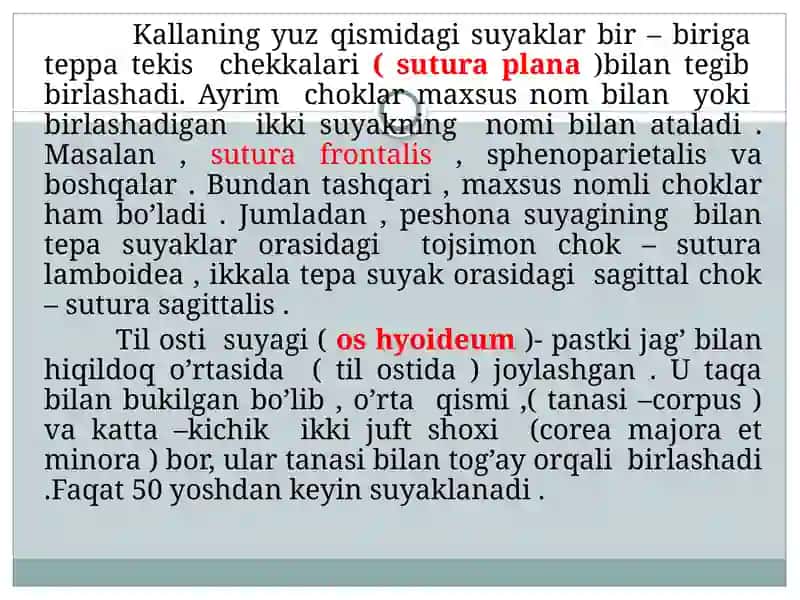 Kallasuyaklarining harakatchan vaharakatsiz birikishlari 4