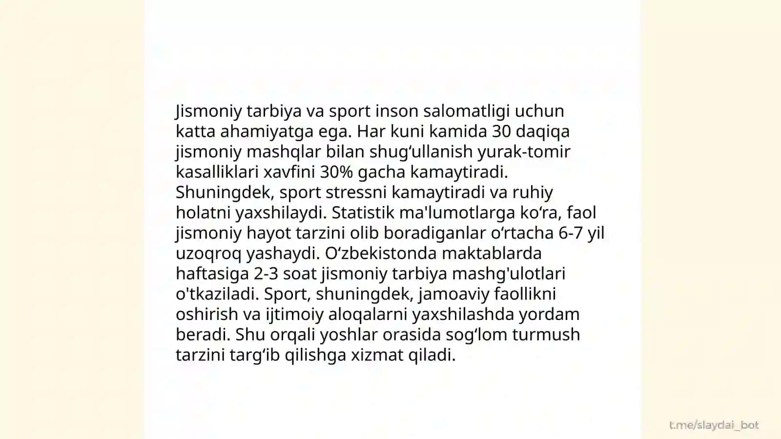 Sport oyinlari va uning oʻqitish metodikasi darsidan Nizomiddinov shaxzodbek 4