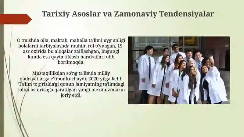 Oila maktab va jamotchilikning uzviyligi 4