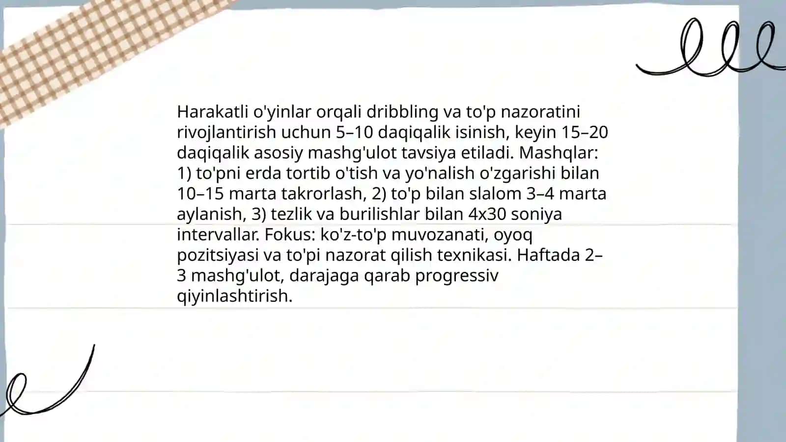 Harakatli o'yinlar orqali sport o'yinlari elementlarini o'rgatish 4