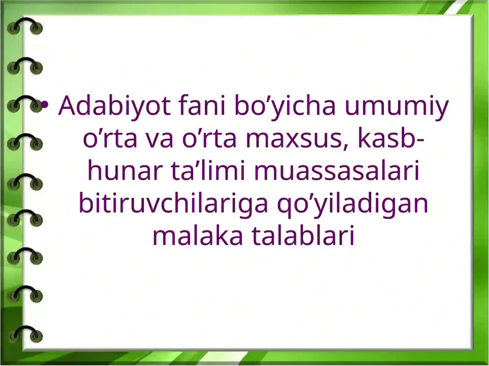 Umumiy o’rta va o’rta maxsus, kasb-hunar ta’limi 4