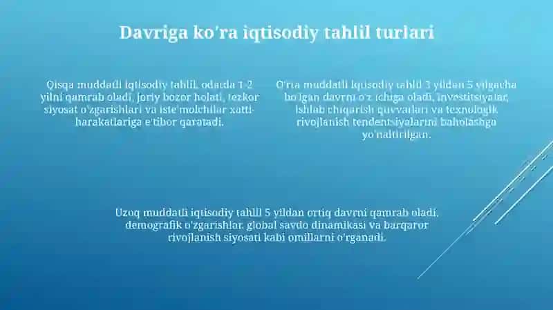 Iqtisodiy tahlil turlari 4