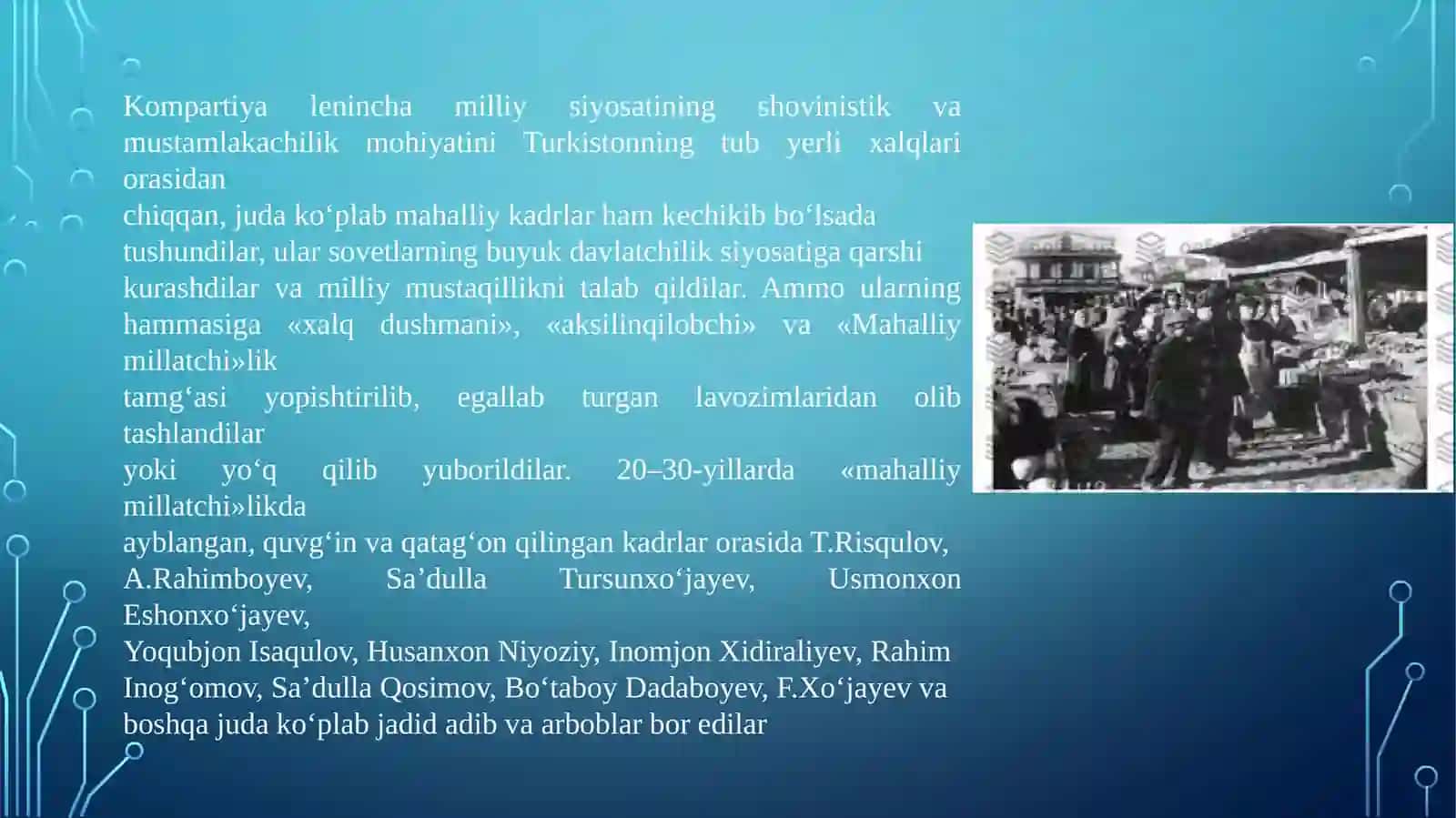 Turkistonda 1920-yillar boshlaridagi siyosiy vaziyatning o‘ziga xos xususiyatlari 4
