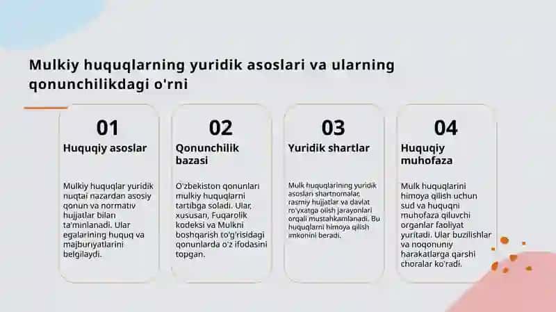 Mulkiy huquqlari nazariyasi 4