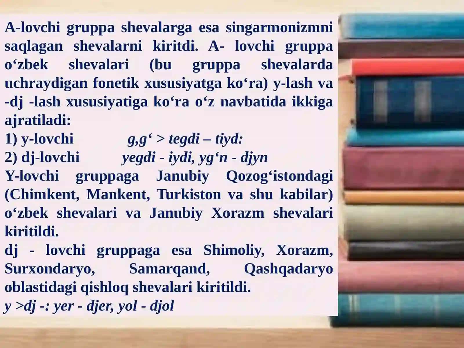 O‘zbek shevalari fonetikasi va fonologik qonuniyatlar 4