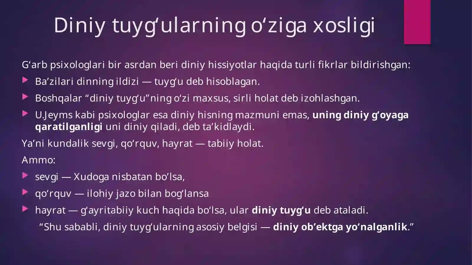 DINIY HIS TUYG’ULAR VA DINIY TASKINNINGPSIXALOGIK MOHIYATI 4