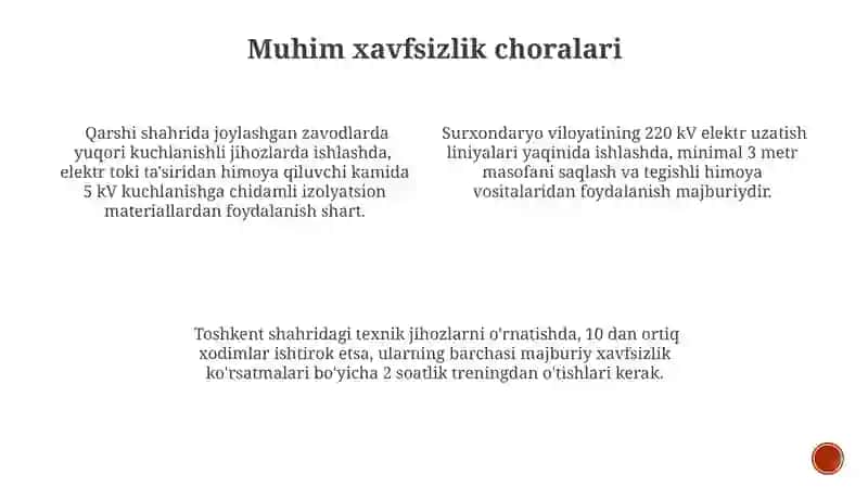 Surxon Don AJ da qoʻllanilgan texnik vositalarning montaj usullari 4