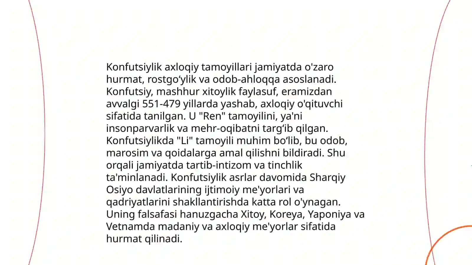Konfutsiylik ta'limotida ijtimoiy-axloqiy masalalar 4