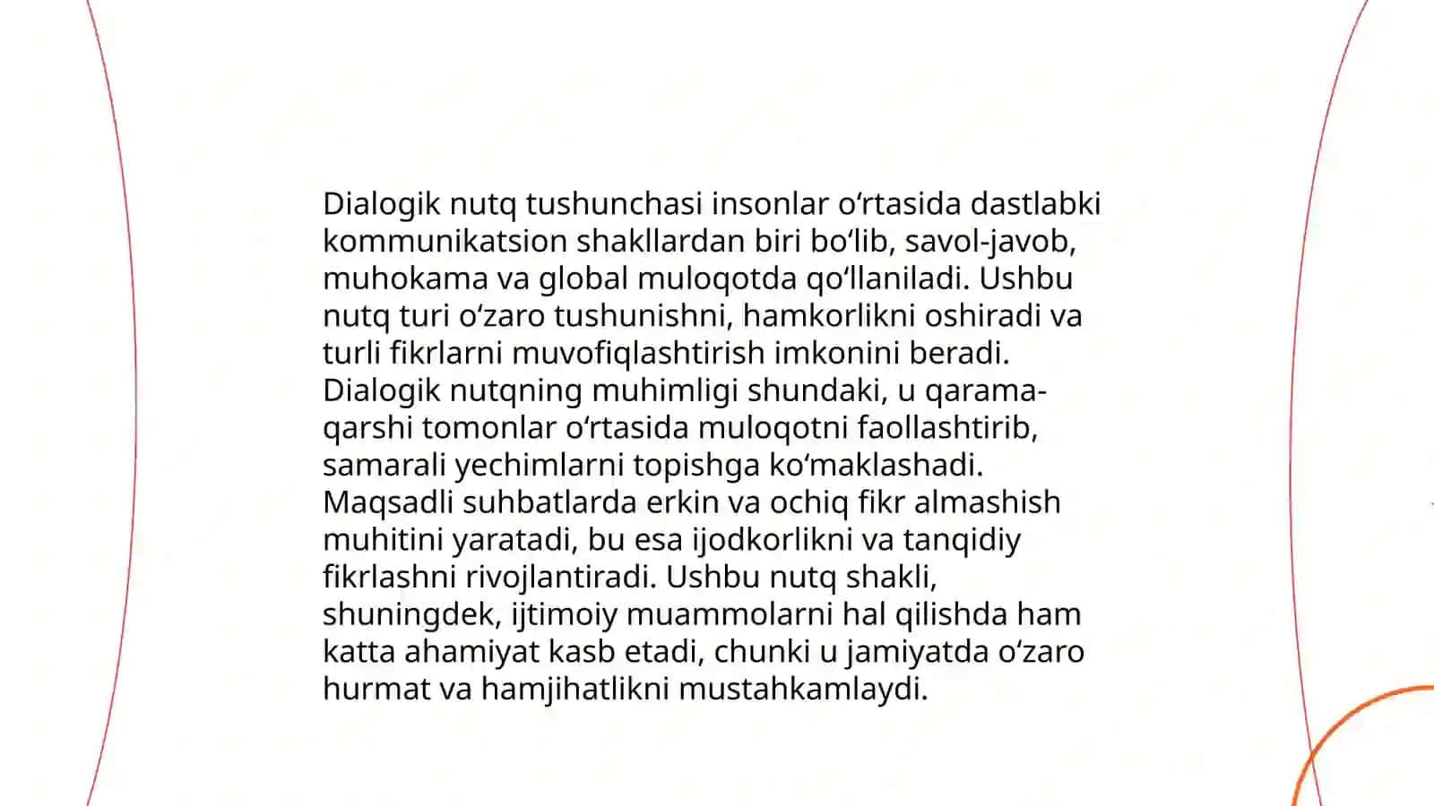 Turli yosh bosqichlarida monologik va diaologik nutqqa oʻrgatish ishining mazmuni va vazifalari 4