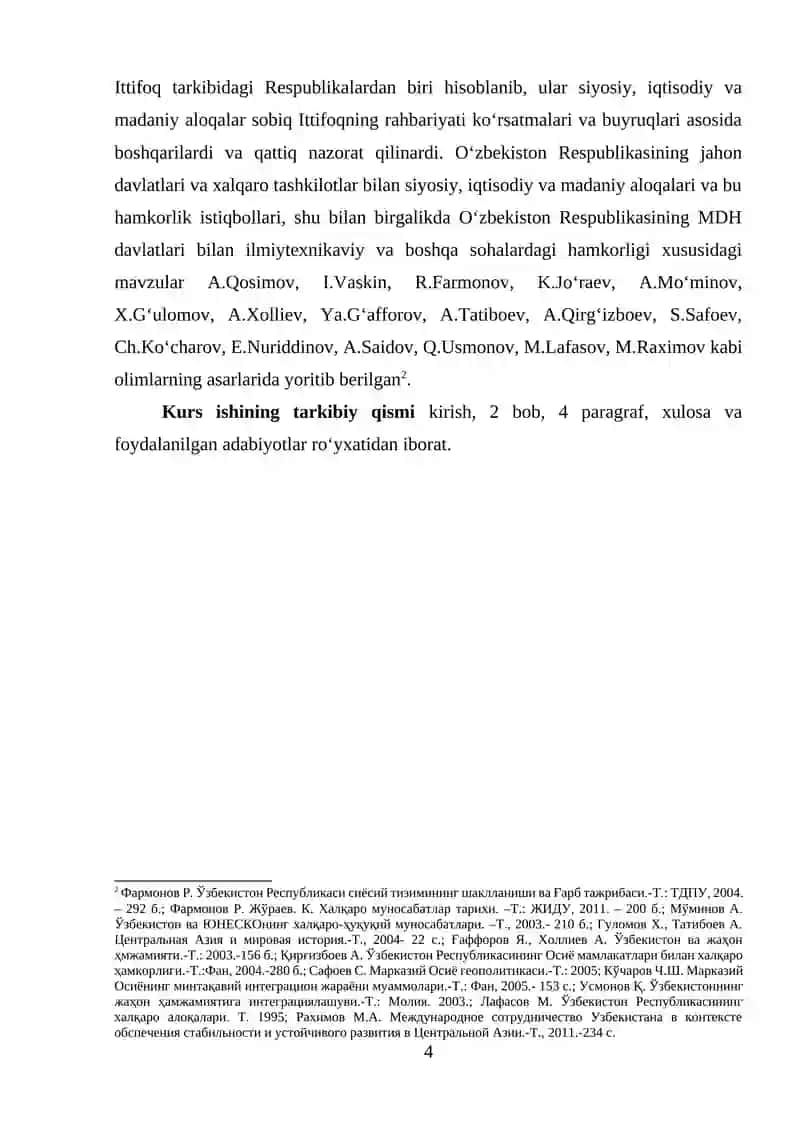 O'zbekistonning Mustaqillikka Erishuvi va Tashqi Siyosat Tamoyillari 4