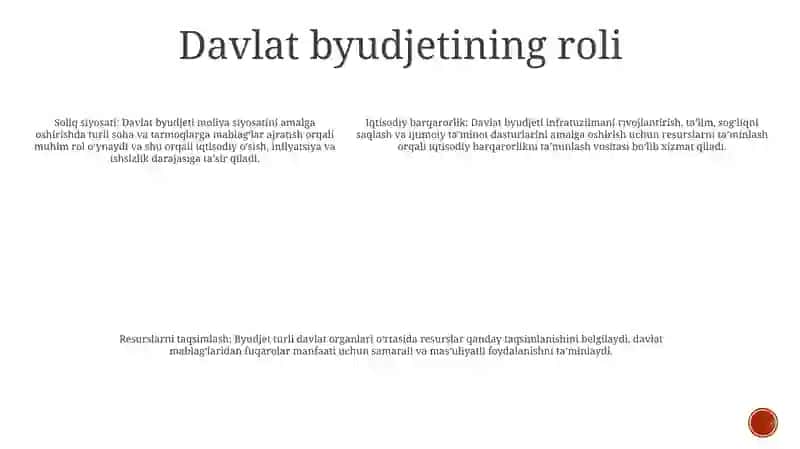 Davlat Byudjeti Va Fiskal Siyosati 4