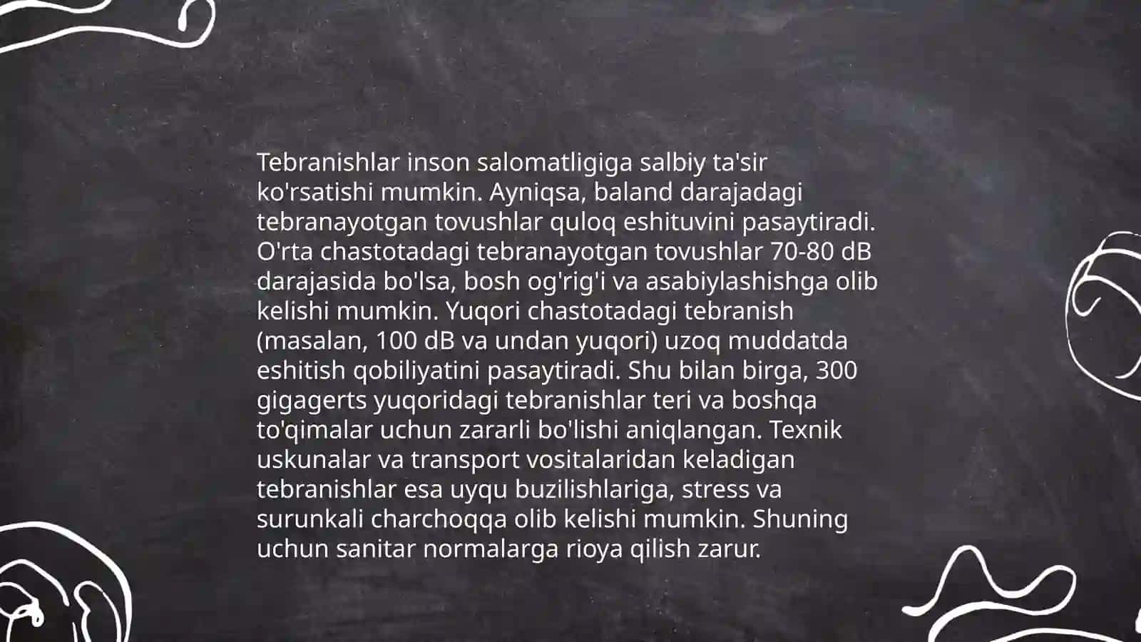 Korxonalarda tebranishli vaziyatlarni.tekshirish va baholash 4