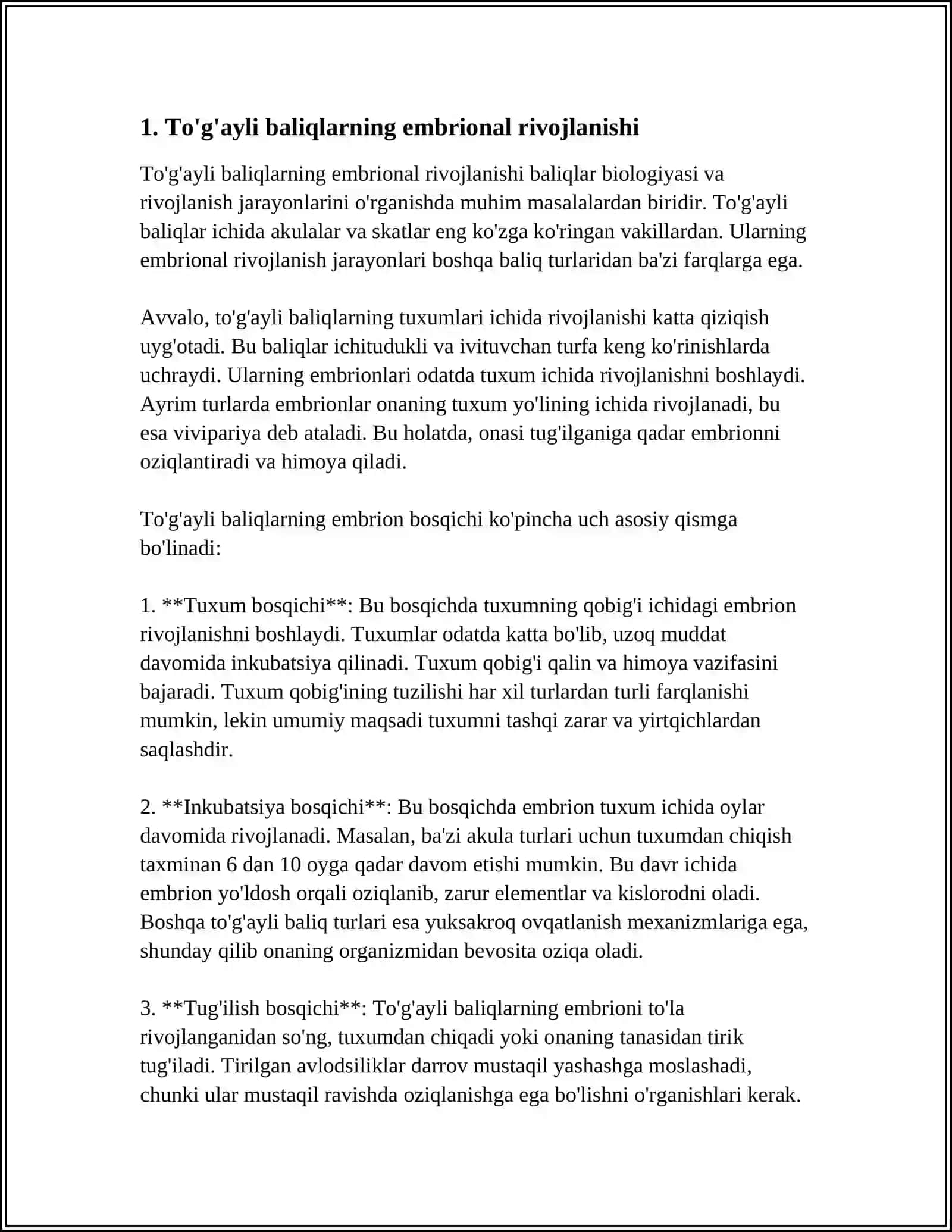 TOG'AYLI BALIQLARNING INDIVIDUAL RIVOJLANISHI XUSUSIYATLARI 4