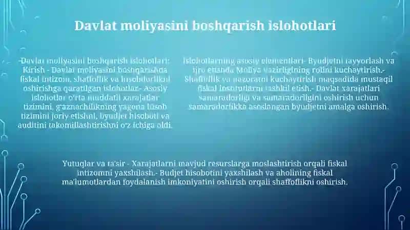 Mustaqillik Yillarida Davlat Boshqaruvi Tizimda Amalga Oshirilgan Islohotlar 4