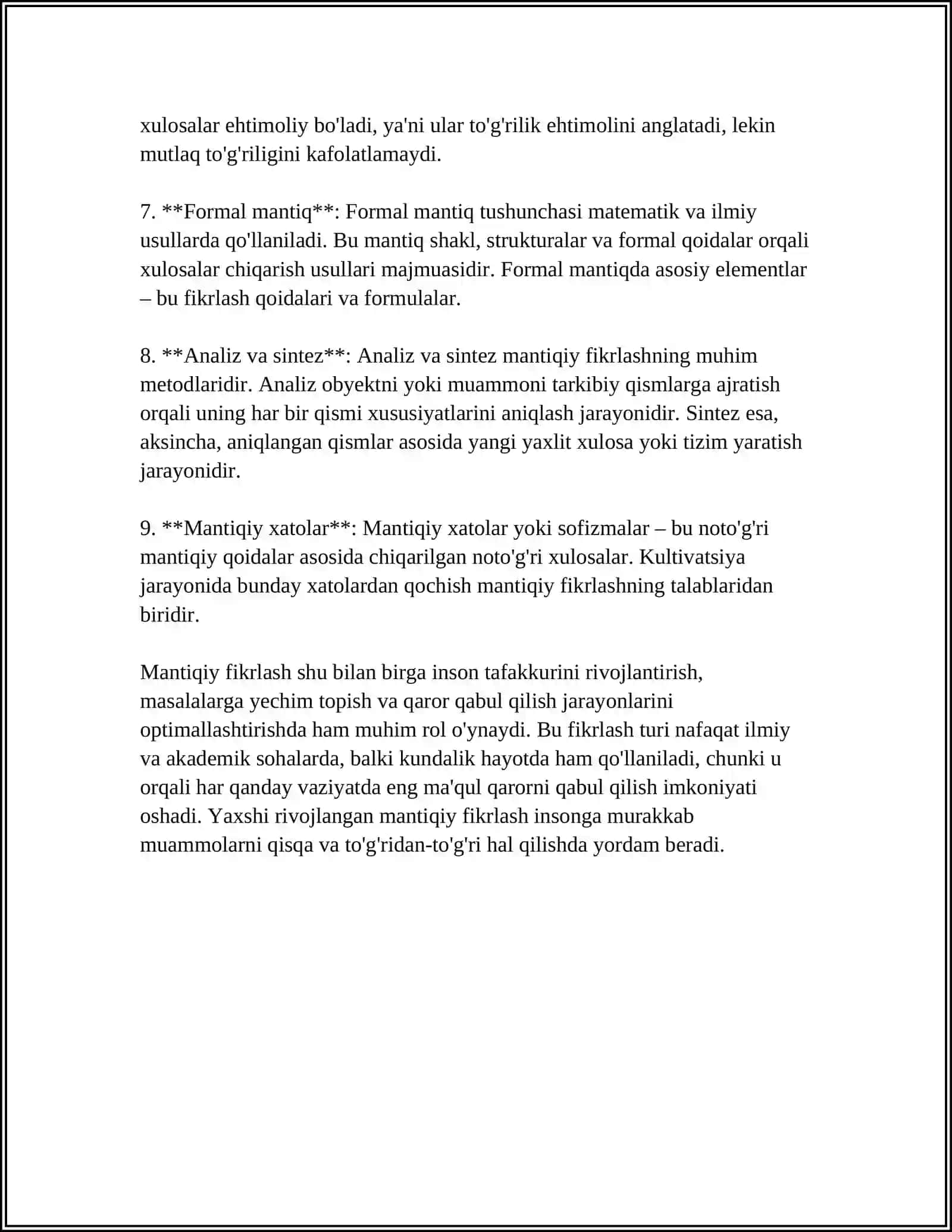 3 -SINFDA MANTIQIY FIKRLASH QOBILYATINI RIVOJLANTIRISH METODIKASI 4