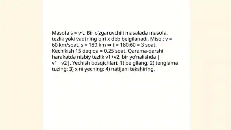Murakkab masalalarni yechishga oʻrgatish 4