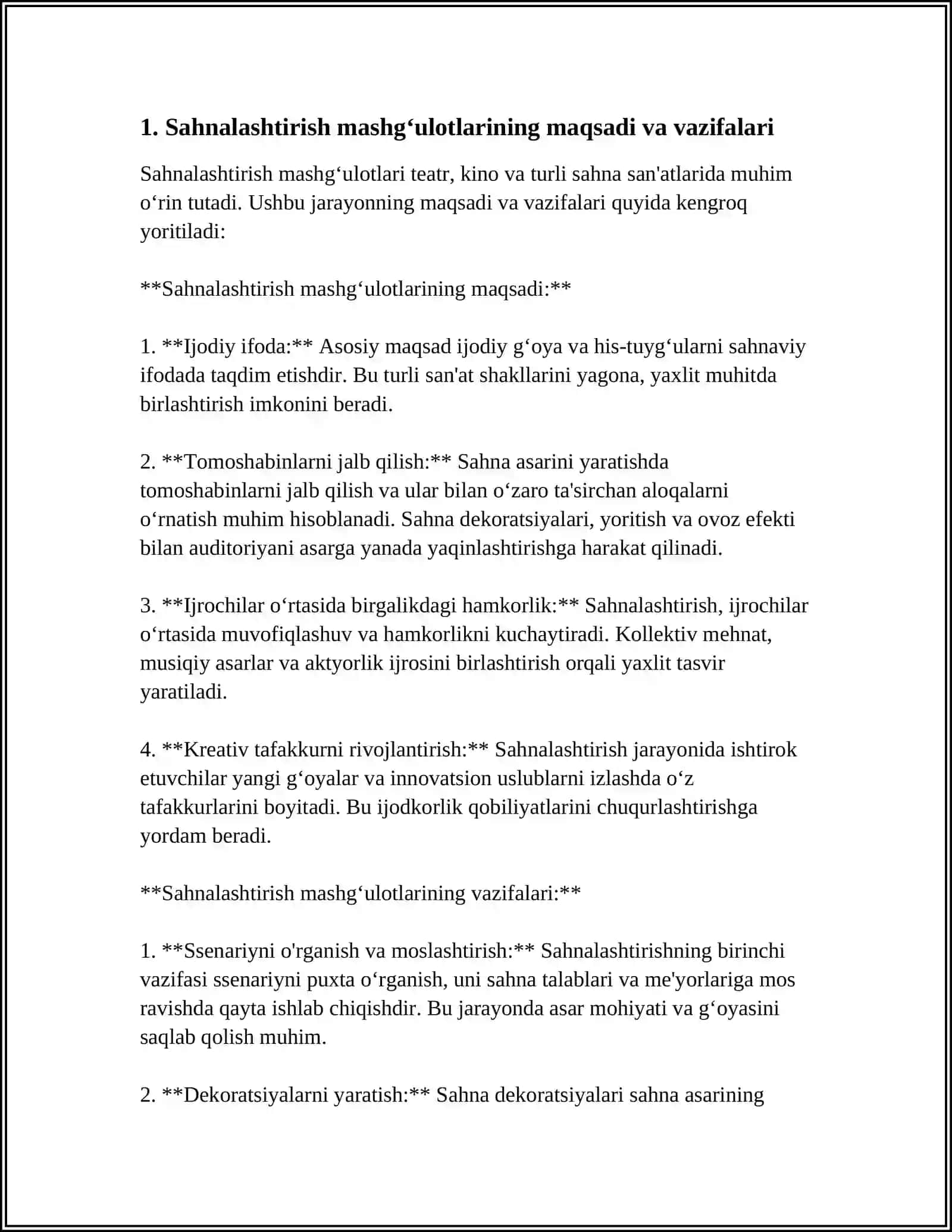 SAHNALASHTIRISH MASHGʻULOTLARINING BOLALAR RIVOJLANISHIDAGI AHAMIYATI 4