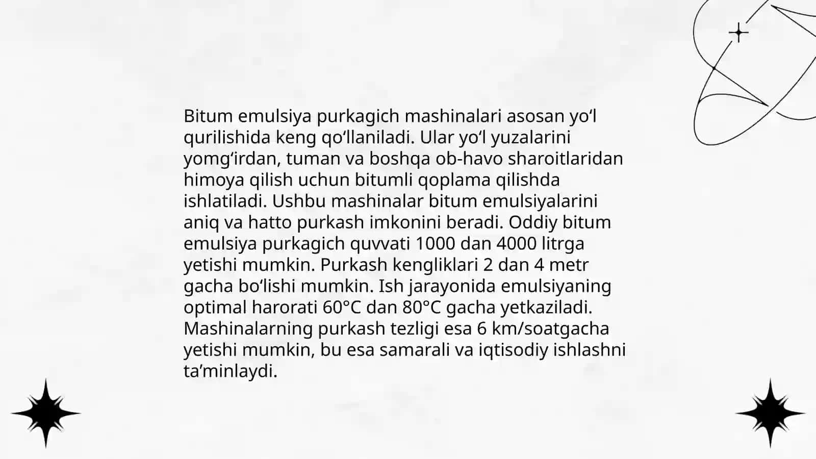 Yengil turdagi yo'l qoplamasi qurish mashinalari 4