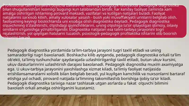 Milliy pedogogika ning diagnostic metodlari 4