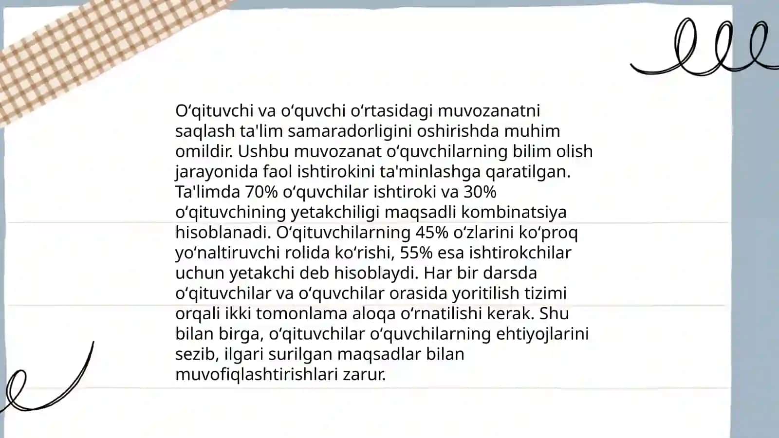 Pedadogik nizolarni oldini olish yoʻllari 4