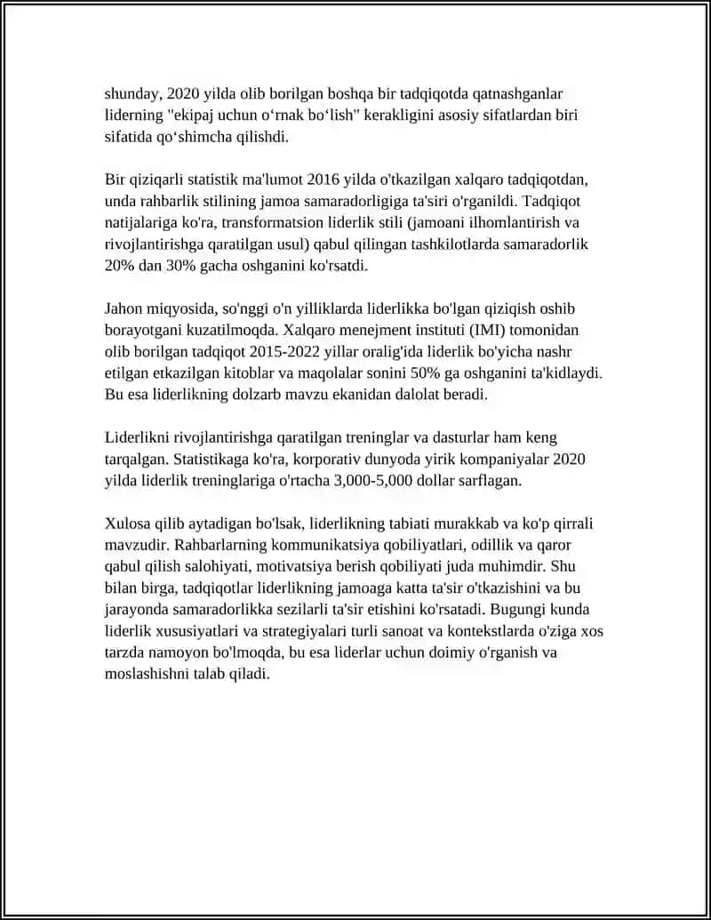 LIDERLIK: TABIATI, TURLARI, SUPERLIDERLIK FENOMENI 4